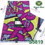 Vlisco Fabric - 100% Cotton Wax Print